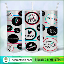 Burn With Me 20oz Tumbler Wrap – Digital Download