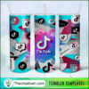 Tiktok Logo Colorful 20oz Tumbler Wrap – Digital Download