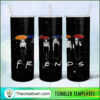 Friends Umbrella In Night 20oz Tumbler Wrap – Digital Download