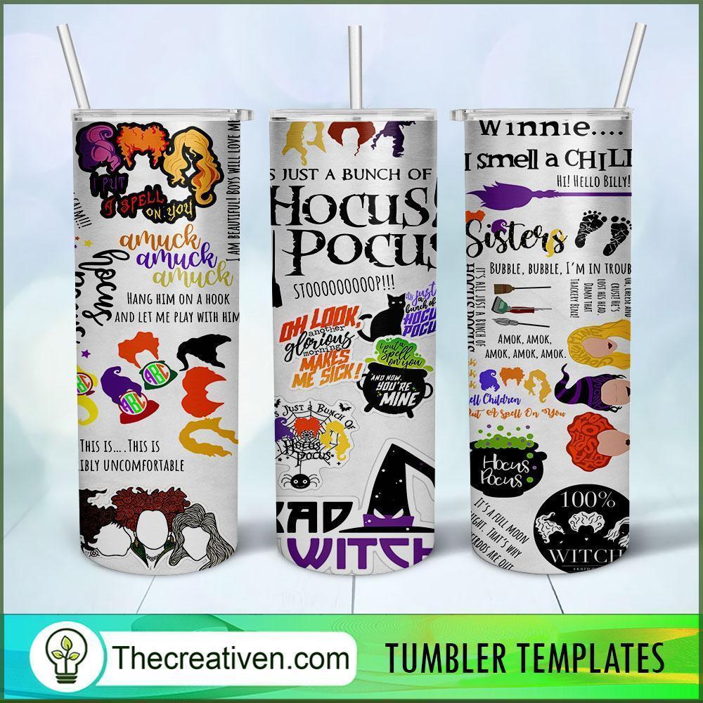 Cute Sticker Bundle Of Hocus P Tumbler Wrap Download 1 Cute Sticker Bundle Of Hocus P Tumbler Wrap Download