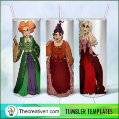 Cute Art Sanderson Sister 20oz Tumbler Wrap – Digital Download
