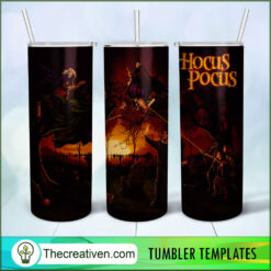 Hocus Pocus Sun Night 20oz Tumbler Wrap – Digital Download