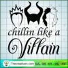 Chillin Like a Villain SVG, Scary SVG, Halloween SVG 3 72 copy 6