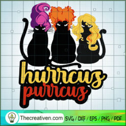 Hurrcus Purrcus SVG, Scary SVG, Halloween SVG