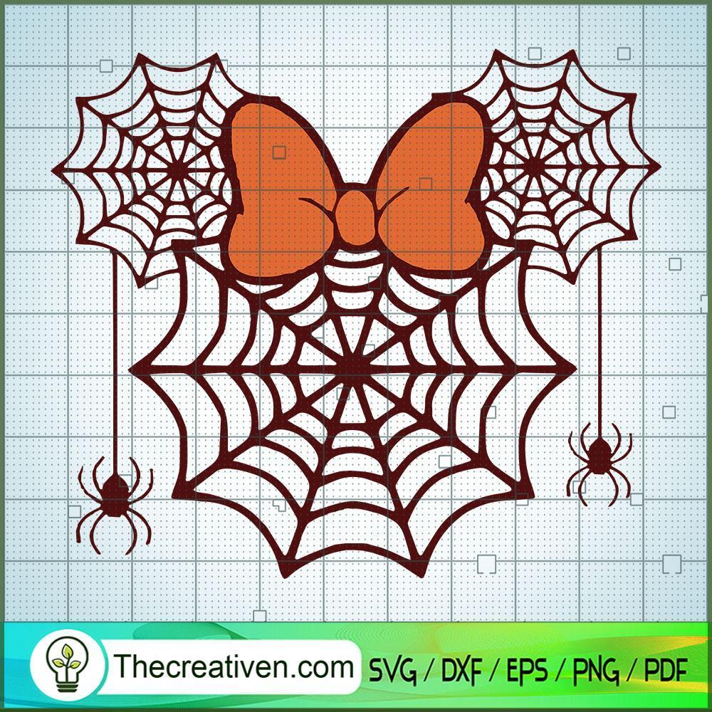 Mickey Ears Spiderwebs SVG, Scary SVG, Halloween SVG 1 Mickey Ears Spiderwebs SVG, Scary SVG, Halloween SVG