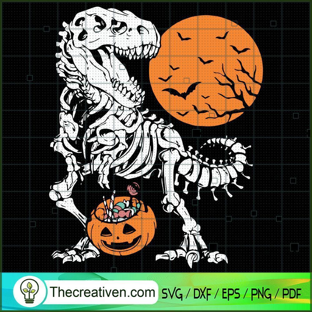 Skeleton Dinosaur SVG, Scary SVG, Halloween SVG 1 Skeleton Dinosaur SVG, Scary SVG, Halloween SVG