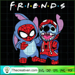 Friends Spider and Stitch SVG, Scary SVG, Halloween SVG