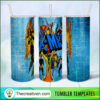 X-Men Poster 20oz Tumbler Wrap – Digital Download 4 Marvel DC 75 copy