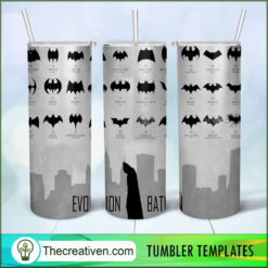 Evolution Batman 20oz Tumbler Wrap – Digital Download