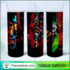 Marvel And DC Draw 20oz Tumbler Wrap – Digital Download 5 Marvel DC 64 copy