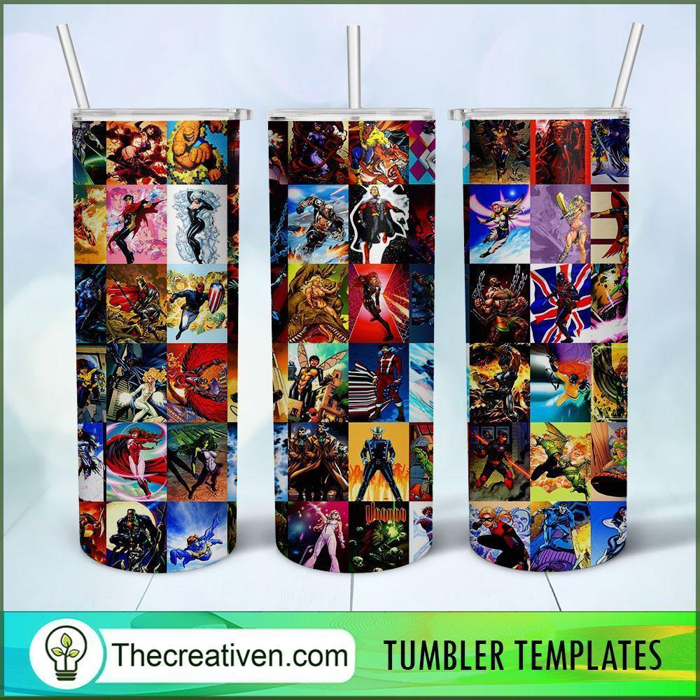 DC Comics Cartoon 20oz Tumbler Wrap – Digital Downloa Design 34585 1 DC Comics Cartoon 20oz Tumbler Wrap – Digital Downloa Design 34585
