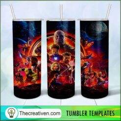 Avengers 20oz Tumbler Wrap – Digital Download