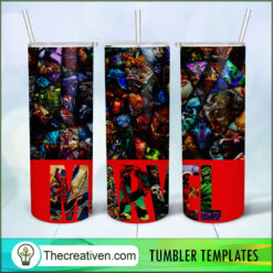 Marvel Studio 20oz Tumbler Wrap – Digital Download