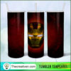 Iron Man Head 20oz Tumbler Wrap – Digital Download 5 Marvel DC 21 copy
