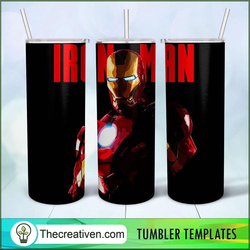 Iron Man 20oz Tumbler Wrap – Digital Download Design 34481 1 Iron Man 20oz Tumbler Wrap – Digital Download Design 34481