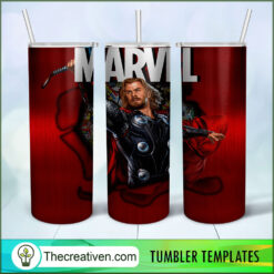 Thor Marvel 20oz Tumbler Wrap – Digital Download