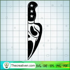 Knife Scream Ghost Salloween SVG, Halloween SVG, Horror SVG