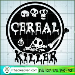 Cereal Killer SVG, Halloween SVG, Horror SVG