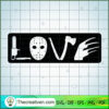 Love Halloween SVG, Halloween SVG, Horror SVG