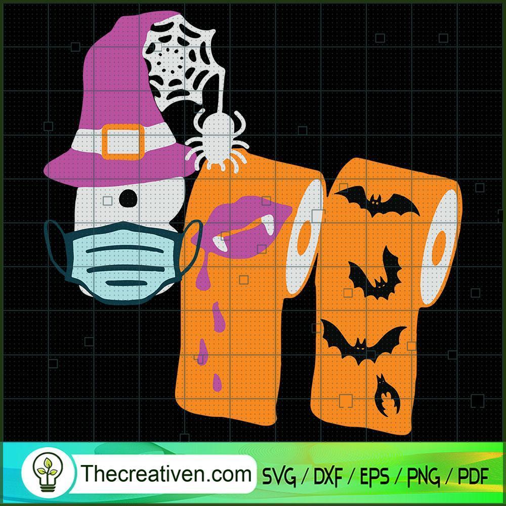 Toilet Paper Boo SVG, Halloween SVG, Horror SVG 1 Toilet Paper Boo SVG, Halloween SVG, Horror SVG