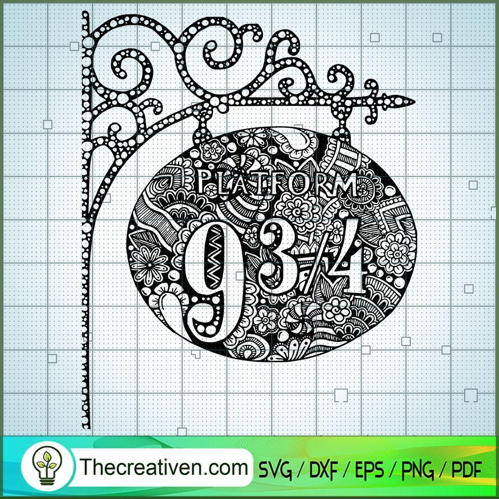 Platform 9*3/4 SVG, Hogwarts SVG, Harry Potter SVG 1 Platform 9*3/4 SVG, Hogwarts SVG, Harry Potter SVG