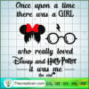Once Upon A Time There Was A Girl Who  SVG Cut File fo Design 34150