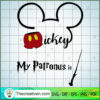 Mickey My Patronum Is Wand SVG, Hogwarts SVG, Harry Potter SVG