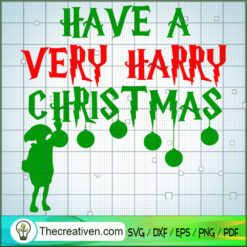 Have A Very Harry Christmas SVG, Hogwarts SVG, Harry Potter SVG