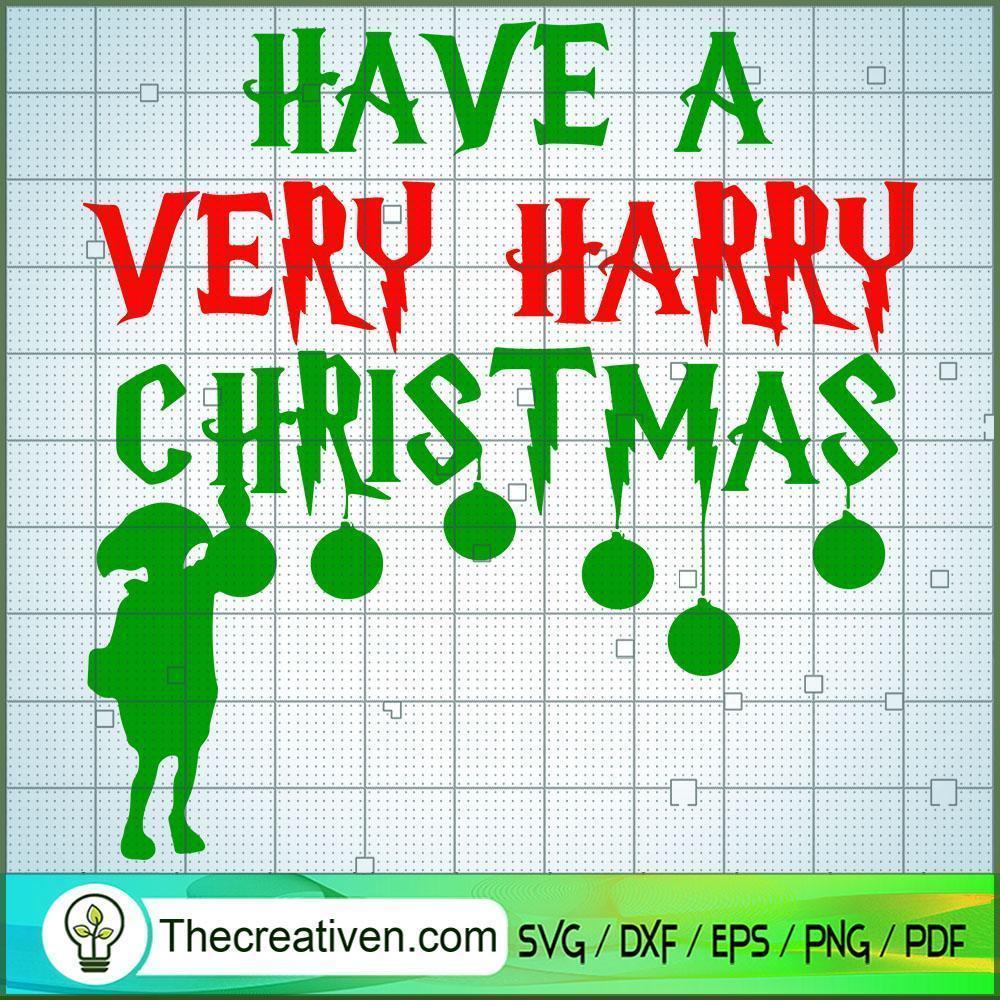 Have A Very Harry Christmas SVG, Hogwarts SVG, Harry Potter SVG 1 Have A Very Harry Christmas SVG, Hogwarts SVG, Harry Potter SVG