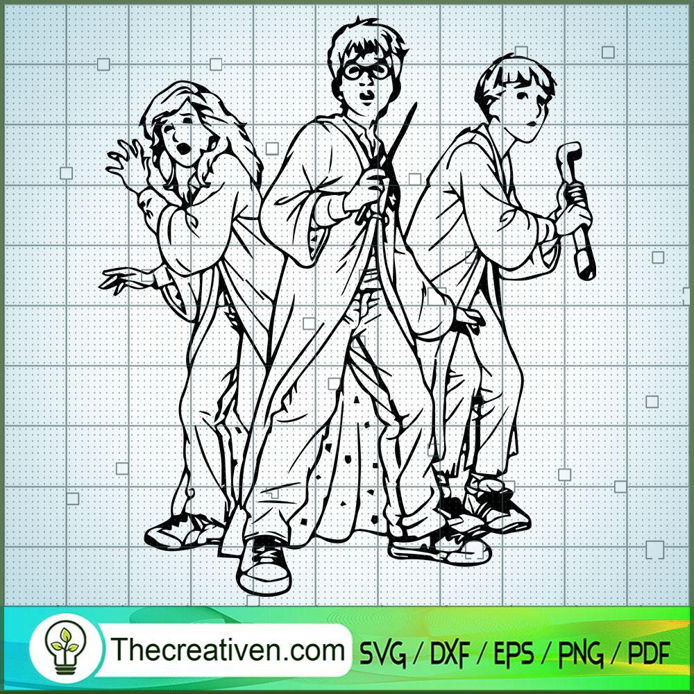 Harry Potter SVG Cut File for Cricut & Silhouette 1 Harry Potter SVG Cut File for Cricut & Silhouette