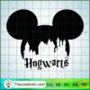Mickey Head Hogwarts SVG, Hogwarts SVG, Harry Potter SVG