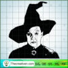Professor Minerva McGonagall SVG, Hogwarts SVG, Harry Potter SVG
