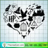 Bundle Heart Harry Potter Acessory SVG, Hogwarts SVG, Harry Potter SVG 3 15 copy 18