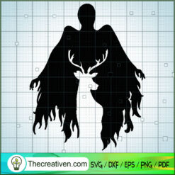Deer Black Shadow SVG, Hogwarts SVG, Harry Potter SVG
