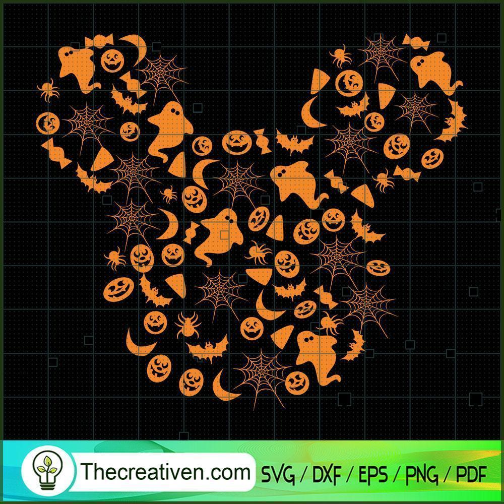 Mickey Head Bundle SVG Cut File for Cricut & Silhouette 1 Mickey Head Bundle SVG Cut File for Cricut & Silhouette