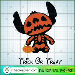 Trick or Treat SVG Cut File for Cricut & Silhouette Design 33774