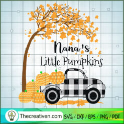 Nanas Little Pumpkins SVG Cut File for Cricut & Silhouette