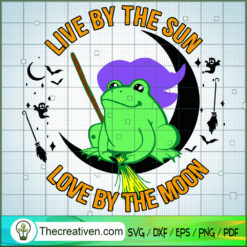 Live by the Sun Love by the Moon SVG Cut File for Cricut & Silhouette
