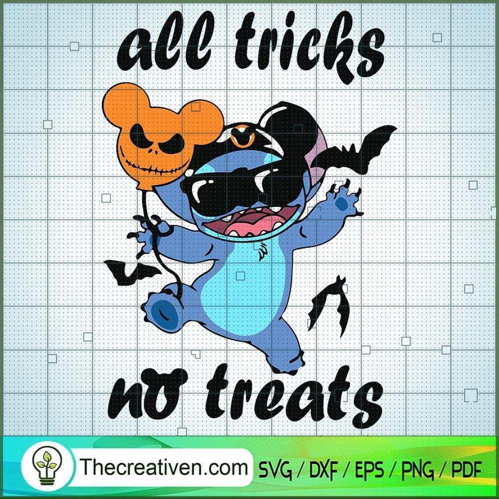 All Tricks No Treats SVG Cut File for Cricut & Silhouette 1 All Tricks No Treats SVG Cut File for Cricut & Silhouette