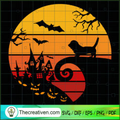 Halloween Dog and Moon Costume SVG Cut File for Cricut & Silhouette
