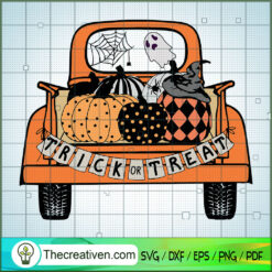Trick or Treat SVG Cut File for Cricut & Silhouette Design 33539