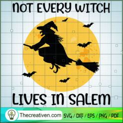 Not Every Witch Lives in Sal SVG Cut File for Cricut