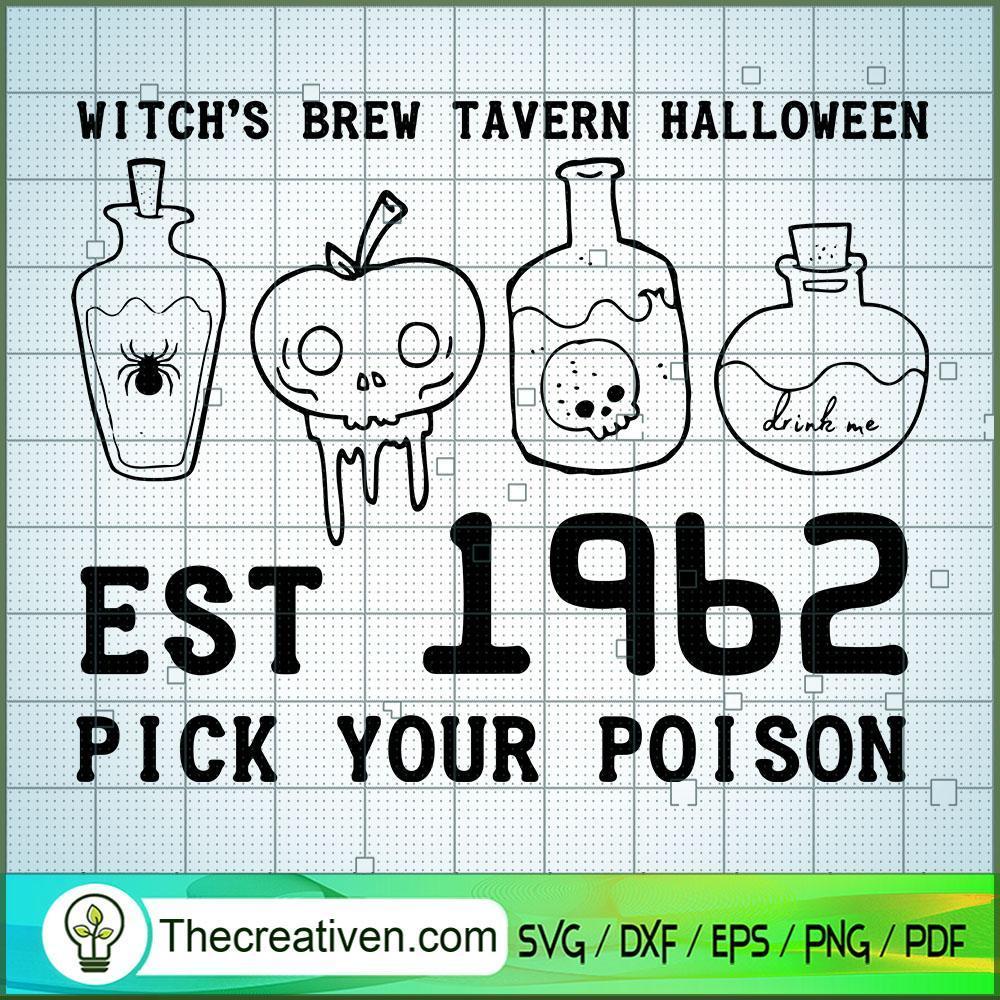 Witchs Brew Tavern Halloween SVG Cut File for Cricut 1 Witchs Brew Tavern Halloween SVG Cut File for Cricut