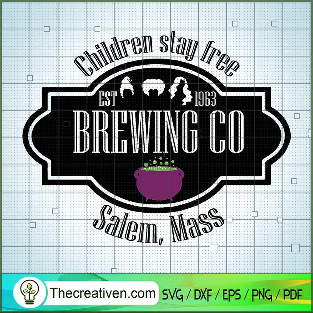 Halloween Brewing Co Salem Mass SVG Cut File for Cricut & Silhouette 1 Halloween Brewing Co Salem Mass SVG Cut File for Cricut & Silhouette