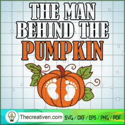 The Man Behind the Pumpkin SVG Cut File for Cricut & S Design 33384