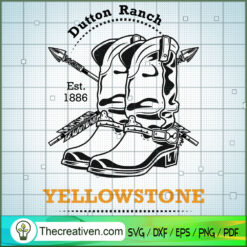 Beth Dutton Shoe SVG, Yellowstone SVG, American Cowboy SVG