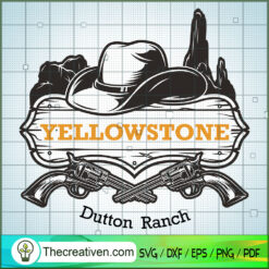 Yellowstone Logo Cowboy Accessory SVG Cut File for Cricut & Silhouette