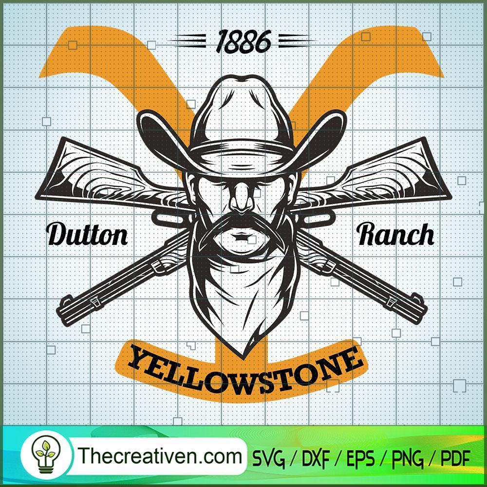 1886 Dutton Ranch Yellowstone SVG Cut File for Cricut & Silhouette 1 1886 Dutton Ranch Yellowstone SVG Cut File for Cricut & Silhouette