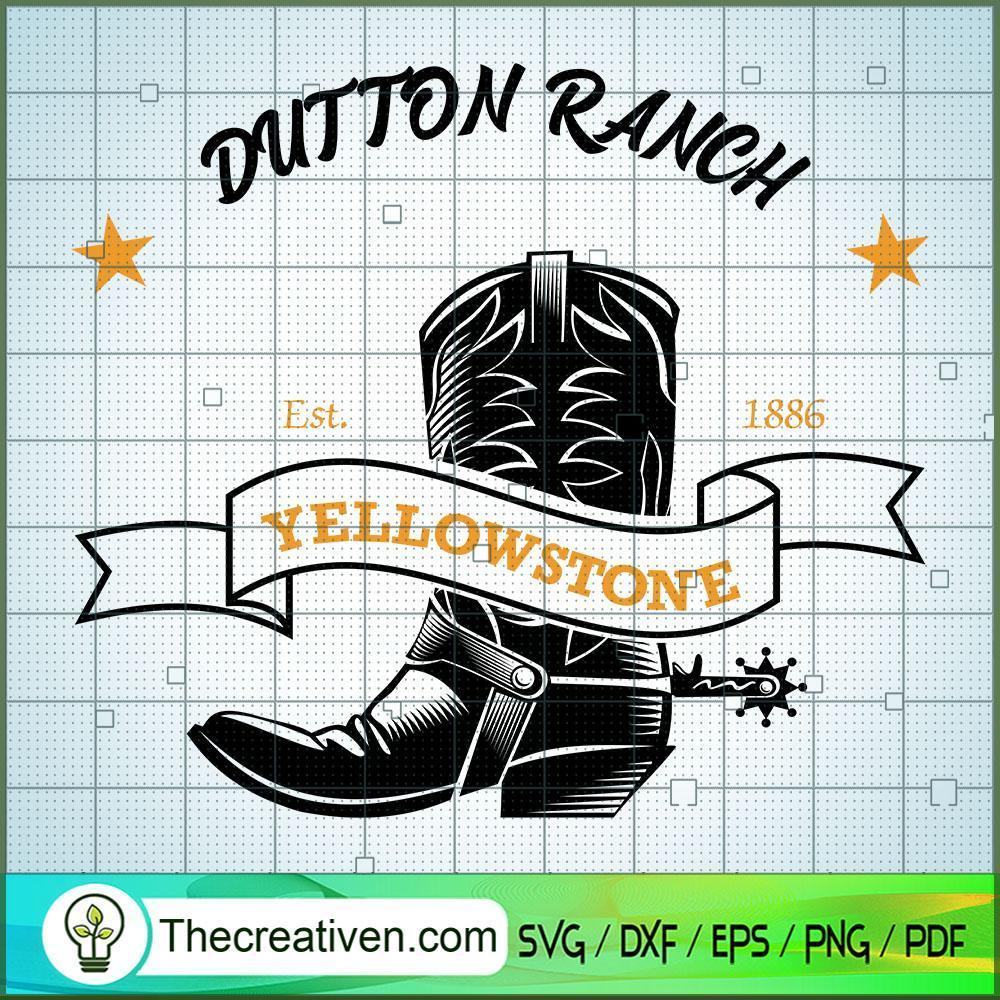 Dutton Ranch Yellow Stone SVG, Yellowstone SVG, American Cowboy SVG 1 Dutton Ranch Yellow Stone SVG, Yellowstone SVG, American Cowboy SVG
