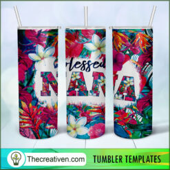 20oz Skinny Tumbler Blass Nana Tumbler Wrap – Digital Download